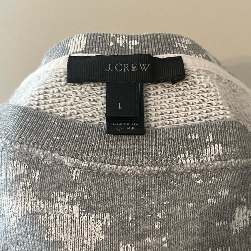 JCrew cropped sweatshirt, Size L - Picture 2 of 3